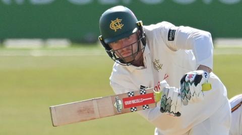Nottinghamshire's Lyndon James