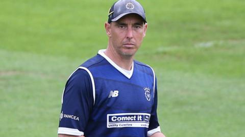 Kyle Abbott pictured in Hampshire kit