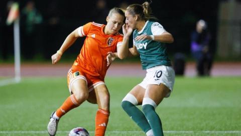 Hibs and Glasgow City drew 1-1 