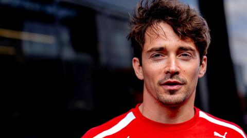 Ferrari's Charles Leclerc at the Hungarian Grand Prix