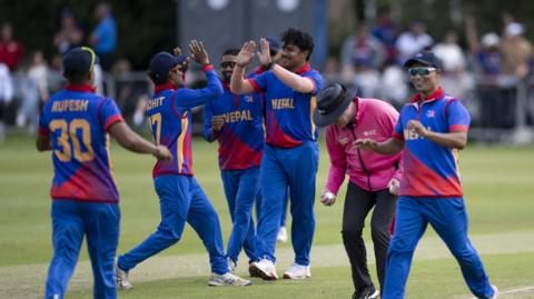 Nepal enjoyed a good day with the ball at Clydesdale