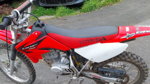 The seized bike