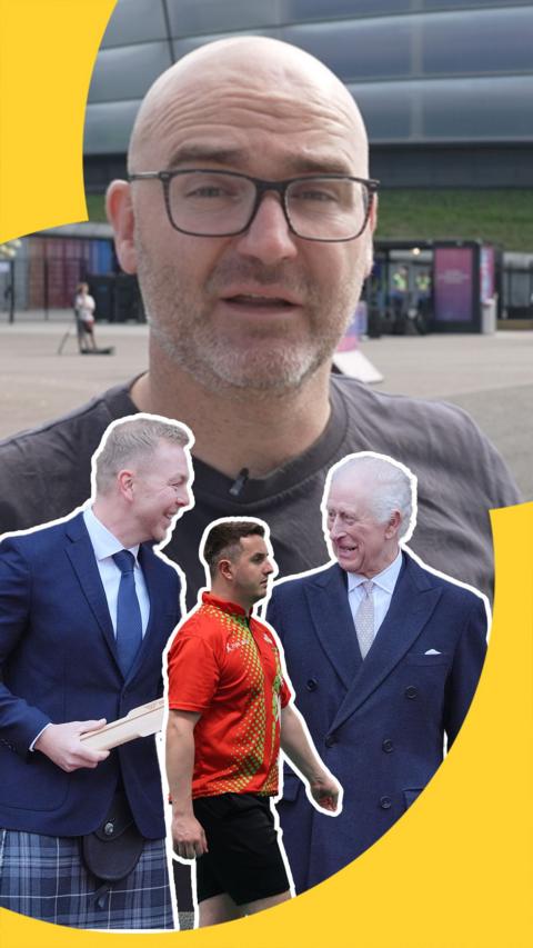 Carl Roberts, Chris Hoy, King Charles and Ross Owen