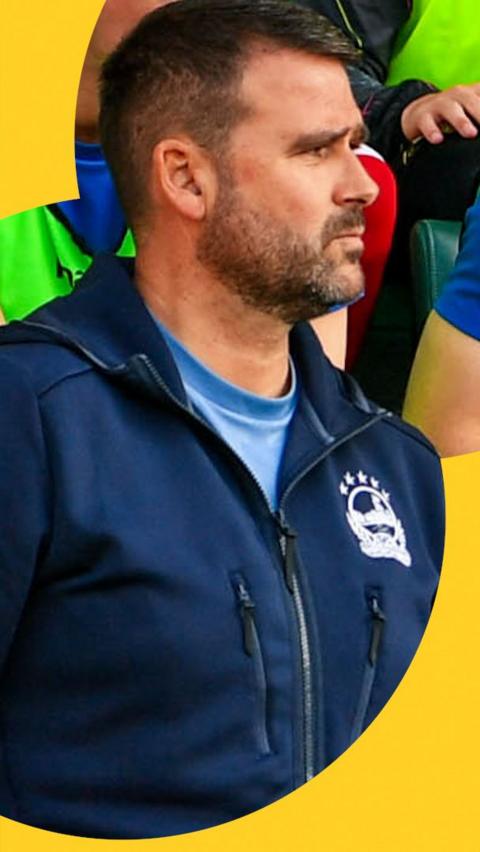 Linfield manager David Healy 