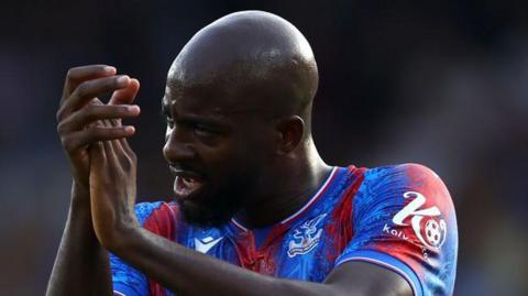 Jean-Phillipe Mateta applauds Crystal Palace fans