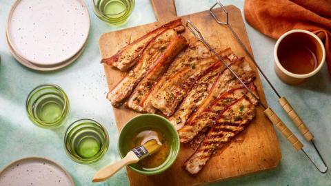 Barbecue pork belly