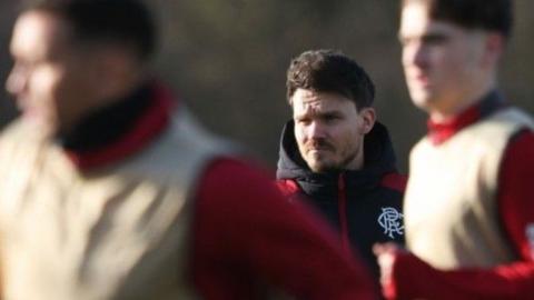 Rangers head coach Danny Rohl during training