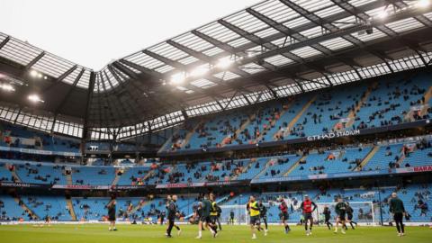 General view inside the stadium