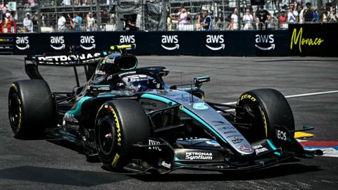 Mercedes' Kimi Antonelli during the Monaco Grand Prix