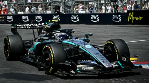 Mercedes' Kimi Antonelli during the Monaco Grand Prix