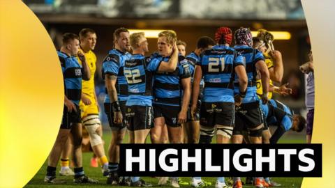 URC highlights: Cardiff 22-19 Dragons