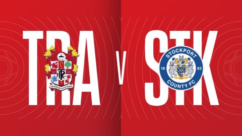 Tranmere Rovers v Stockport County graphic