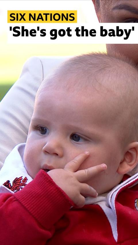 Jasmine and Alisha Joyce-Butchers' baby Ralphie