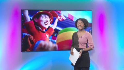 Emma Louise presenting