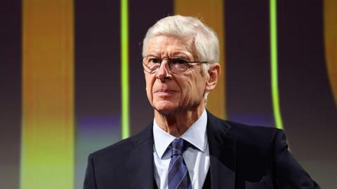 Arsene Wenger at a panel discussion in December 2025