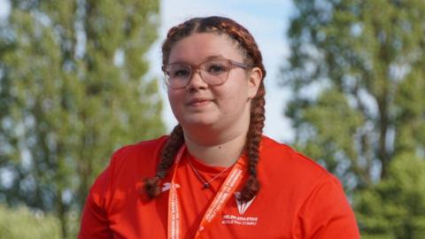 Ellie Bowen pictured ahead of her debut at the Commonwealth Games