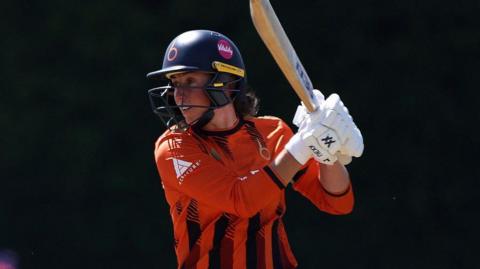 Georgia Elwiss batting for The Blaze