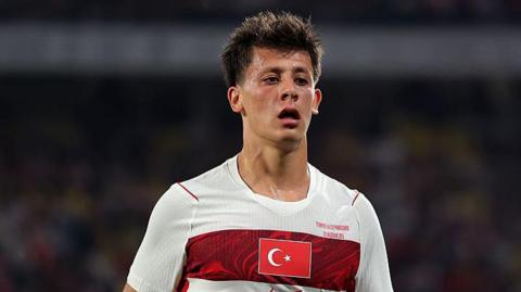 Arda Guler playing for Turkey 