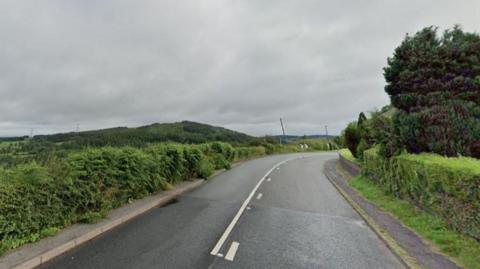 A section of the A525 