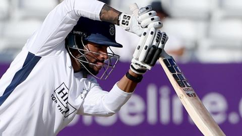 Tilak Varma batting