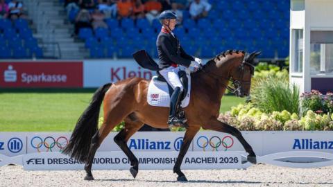 Carl Hester competed at his seventh Olympic games in Paris 2024, winning a team bronze medal. 