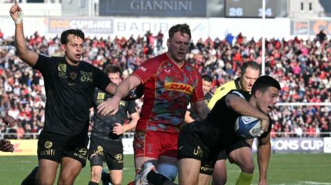 Gael Drean scored Toulon's fifth try