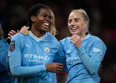 Alex Greenwood and Bunny Shaw