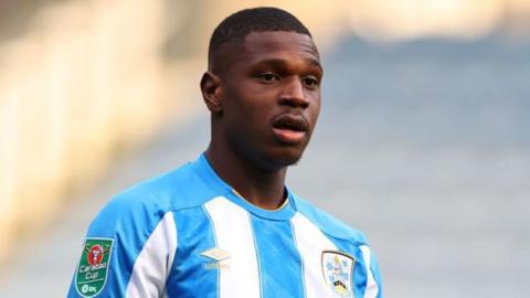 Huddersfield Town defender Loick Ayina.
