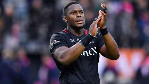 Maro Itoje applauds Saracens fans