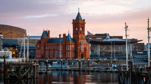 The Pierhead building in Cardiff Bay 