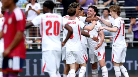 England celebrate