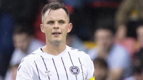 Hearts captain Lawrence Shankland