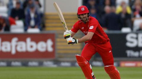 Tom Bruce is batting for Lancashire 