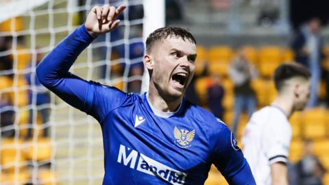 Josh McPake of St Johnstone celebrates