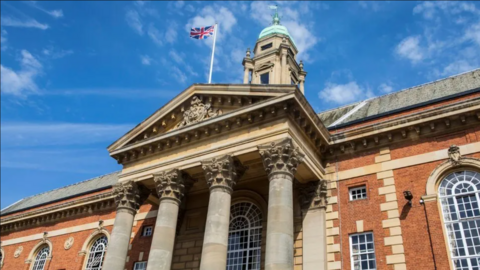 Front of Peterborough Town Hall