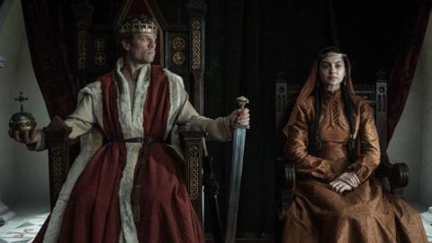 James Norton as Harold, Earl of Wessex and Indy Lewis as Margaret