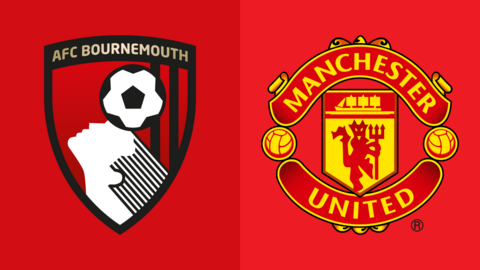 Bournemouth and Manchester United badges