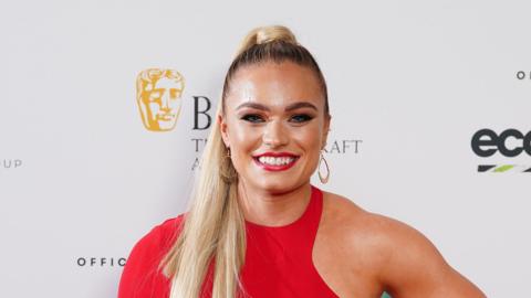 Jodie Ounsley at the Baftas.
