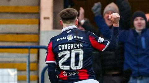 Cam Congreave celebrates