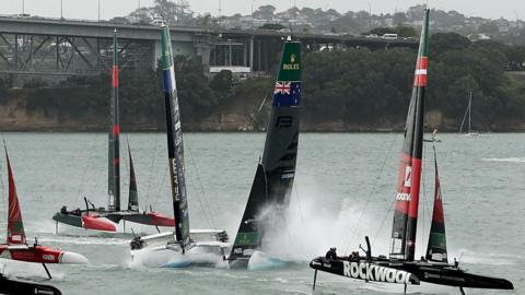 Two sailors 'stable' after NZ crash with