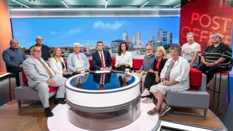 Former sub-postmasters appear on BBC Breakfast following the publication of a report into the scandal