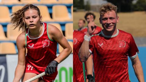 Betsan Thomas (left) and Jacob Draper (right)