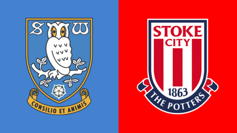 Side-by-side of Sheffield Wednesday and Stoke City club badges