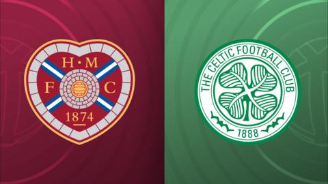 Hearts and Celtic badges
