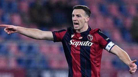 Bologna captain Lewis Ferguson