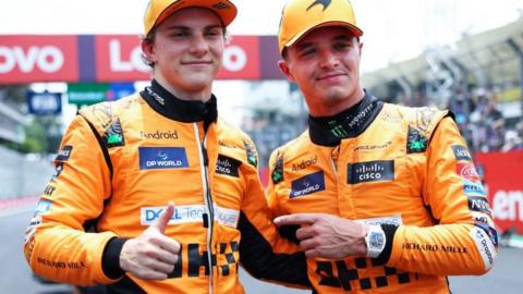 Oscar Piastri and Lando Norris 