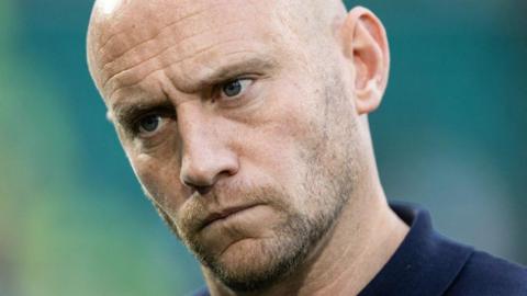 Hibernian head coach David Gray
