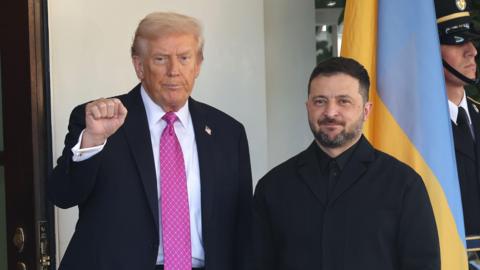 Trump and Zelensky