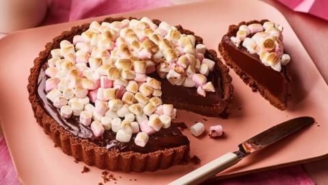 Hot chocolate tart
