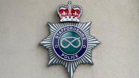 Staffordshire Police emblem, set against a pale background.